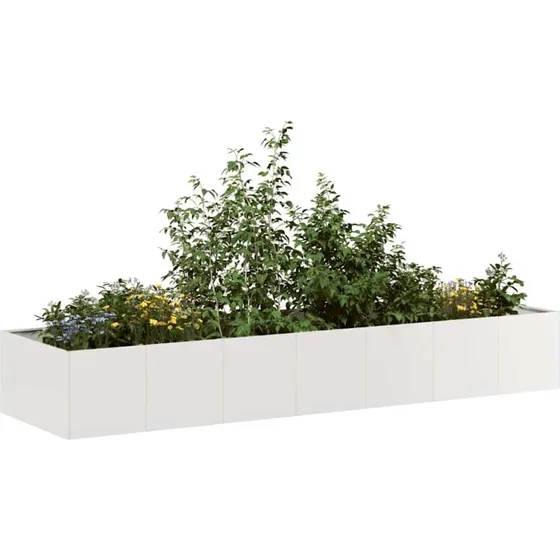 vidaXL Plantekasse 280x80x40 cm rustfrit stål