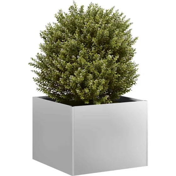 vidaXL Plantekasse 40x40x30 cm galvaniseret stål