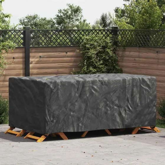 Sundberg Overtræk til Havemøbler Sort 240x140x90 cm 600D