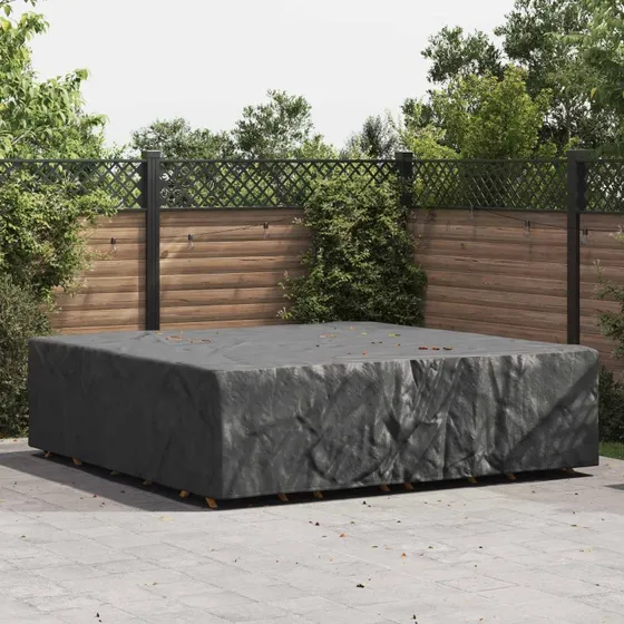 vidaXL Møbelbetræk Sort 260x260x90 cm 420D