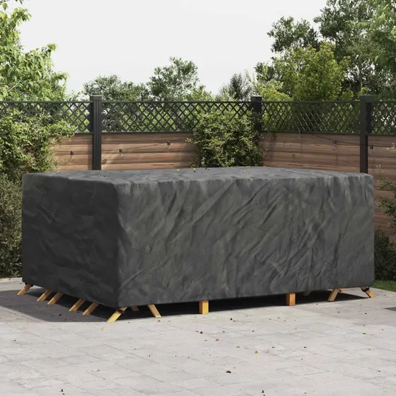 vidaXL Møbelbetræk Sort 270 x 180 x 90 cm 600D