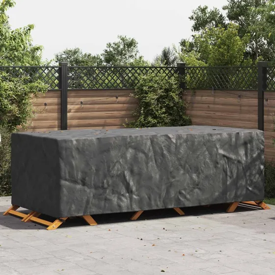 vidaXL Møbelbetræk Sort 300 x 140 x 90 cm 600D