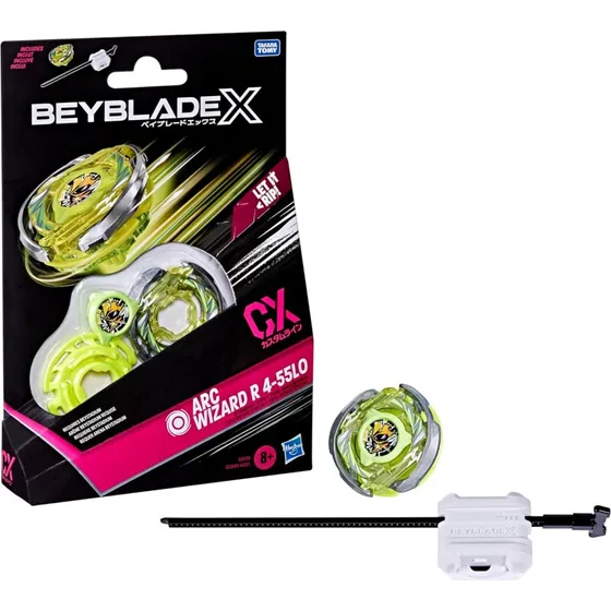 Beyblade X Arc Wizard R 4-55LO CX Starter - Top og Launcher