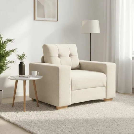 vidaXL Sofastol Hør 100x78x80 cm