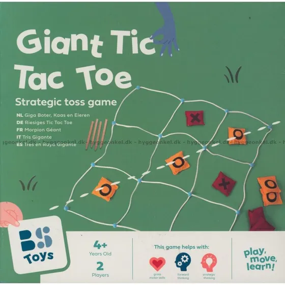 BS Toys Kryds & Bolle XL havespil i træ