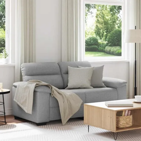 vidaXL 2-personers sofa 160x81x84 cm skygrå