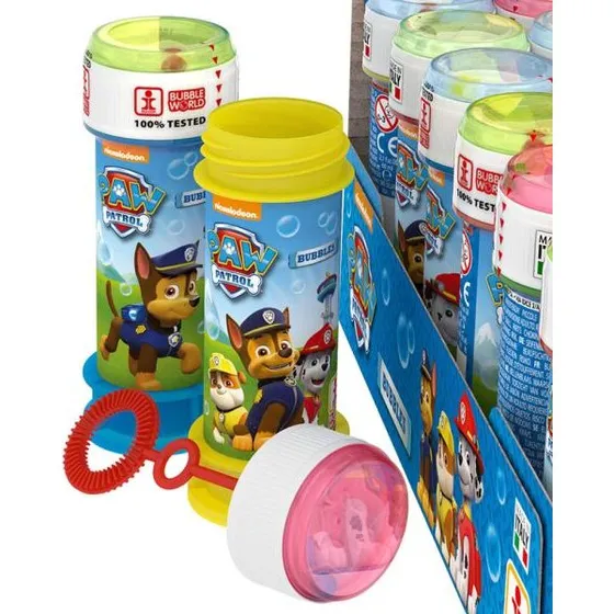 Paw Patrol Sæbebobler - tube med stav (assorteret)