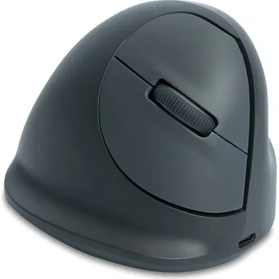 R-Go HE Basic Lodret Mus, Trådløs, Bluetooth 5.0, Sort