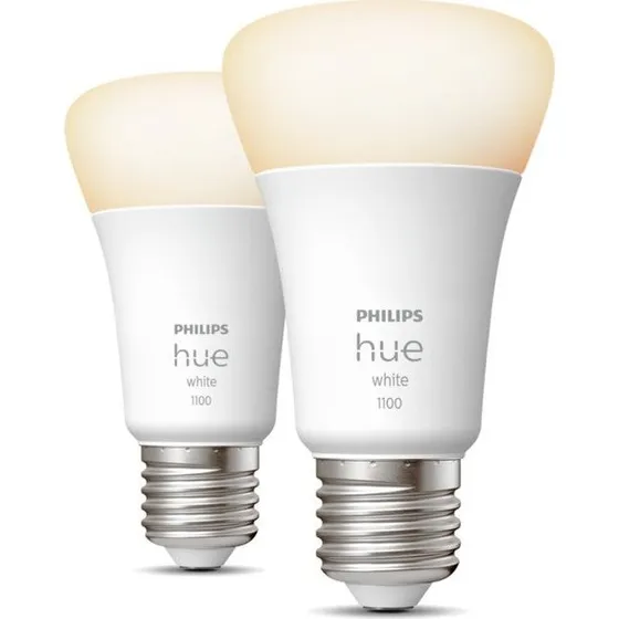 Philips Hue White E27 Bluetooth 2-pak, 2700K