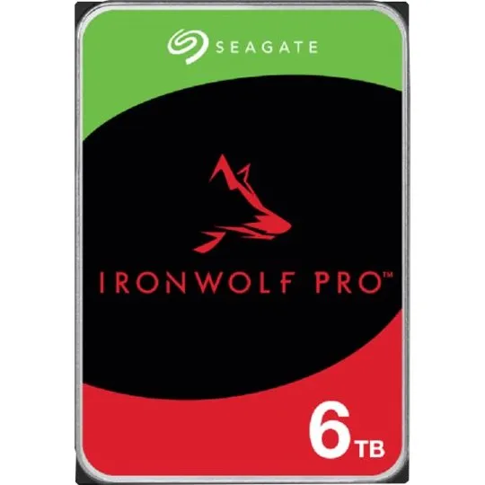 Seagate IronWolf Pro 6TB 3.5" SATA 7200 RPM NAS-harddisk