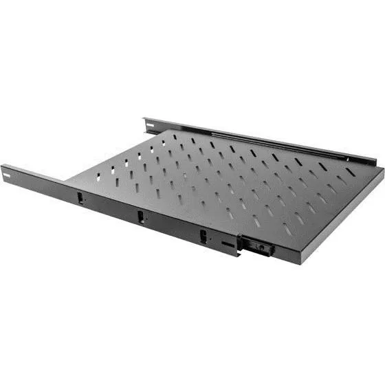 Lanberg AK-1011-B 1U justerbar rackhylde, sort
