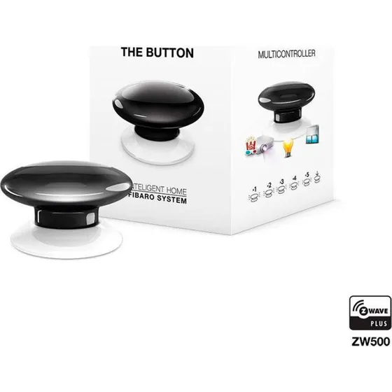 Fibaro The Button Z-Wave Kontakt (FGPB-101-2 ZW5) Sort