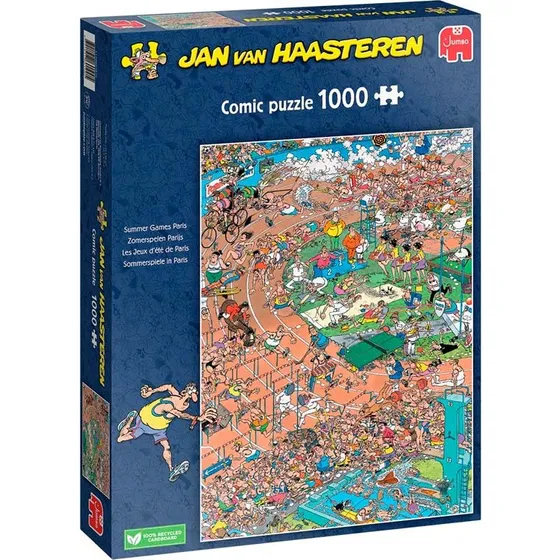 Jan van Haasteren Puslespil 1000 Brikker – Summer Games Paris