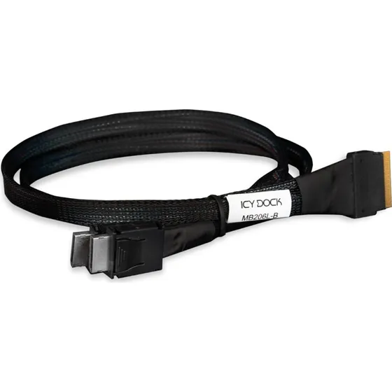 Icy Dock MB206L-B SAS-kabel 50 cm Sort