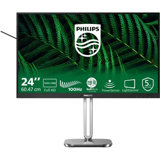 Philips 24B2G5200 24" Full HD IPS-skærm, 100 Hz, antracit