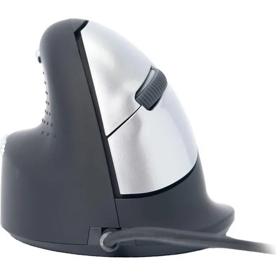 R-Go HE Ergonomisk Mus Medium, Venstrehånd, Sort, Kablet