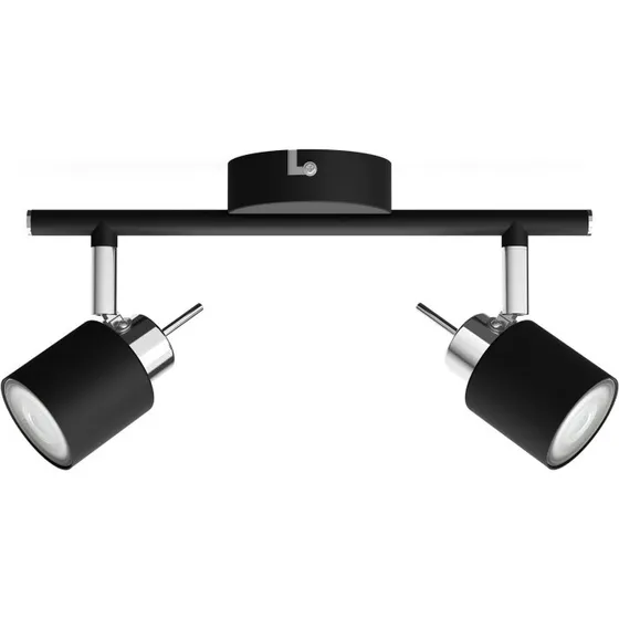 Philips Meranti Spotlight 2 Spot Svart 2x35W 230V