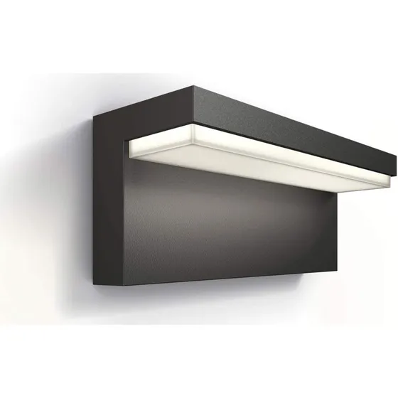 Philips Bustan Wall Ultra Effektiv LED 3,8W 800lm Antracit