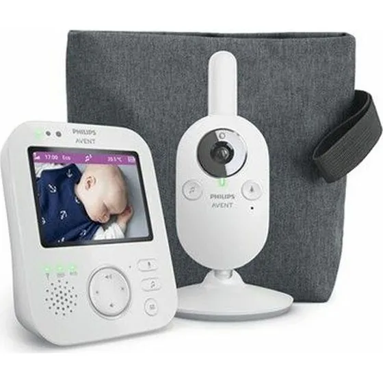 Philips AVENT SCD892/26 Video Baby Monitor 3,5" Premium – Hvid