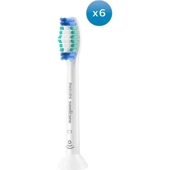 Philips Sonicare ProResults HX6016/87, 6-pak, medium bløde