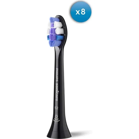 Philips Sonicare HX6058/88 Sensitive Tandbørstehoveder 8-stk, Sort