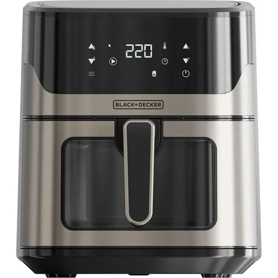 Black & Decker BXAF6500E 1600W 6,5 L Airfryer Sort