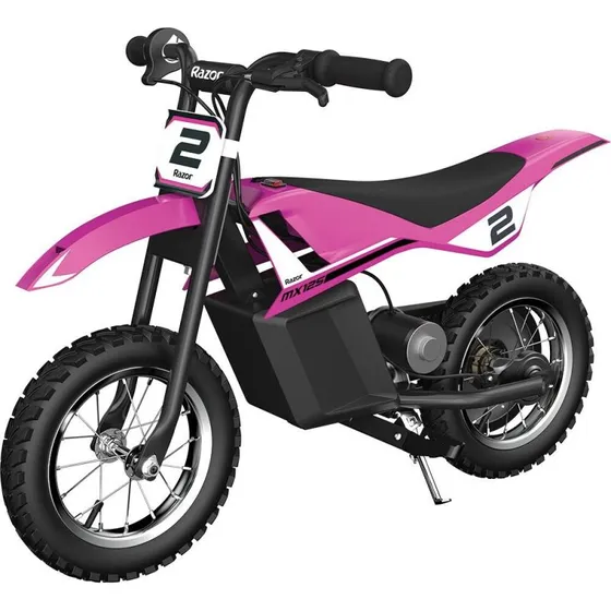 Razor MX125 Elektrisk Dirtbike Pink 13 km/t, 7+ år
