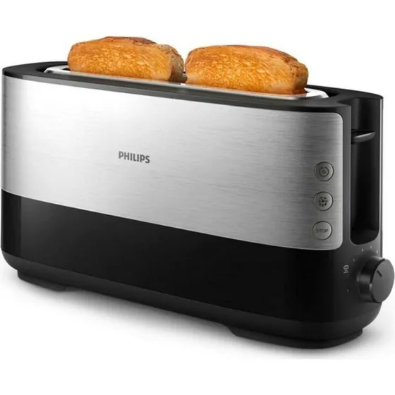 Philips HD2692/90 Brødrister, 2 skiver, rustfrit stål, sort