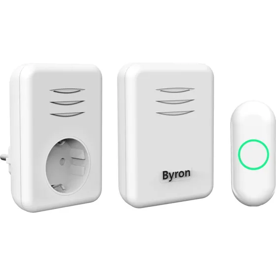 Byron DBY-22316 Trådløs Dørklokke (Plug-in + Batteri)