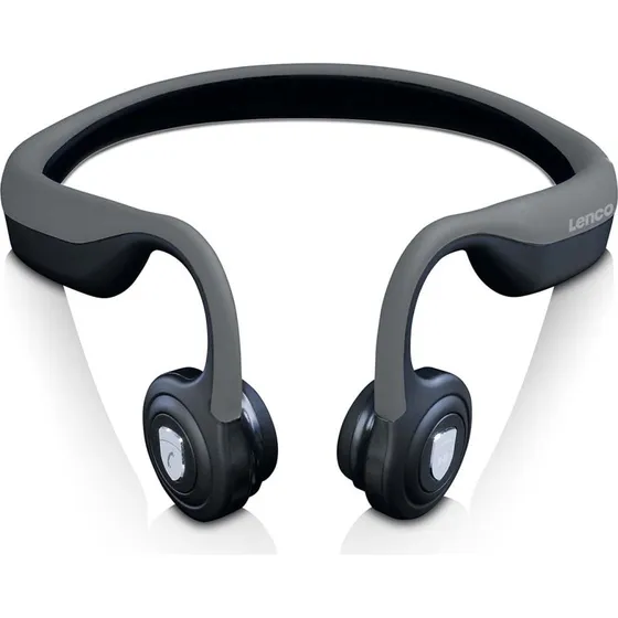 Lenco HBC-200GY Bone Conduction Bluetooth-hovedtelefoner, Sort