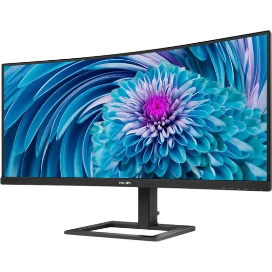 Philips E-line 346E2CUAE 34" Kurvet UltraWide Skærm, 100 Hz, USB-C