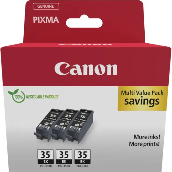 Canon PGI-35BK Triple Pack Sort 9,3 ml