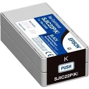 Epson SJIC22P Sort Blækpatron 32,6 ml