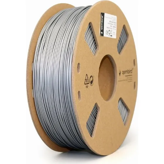 Gembird ABS Filament Sølv 1.75mm 1kg