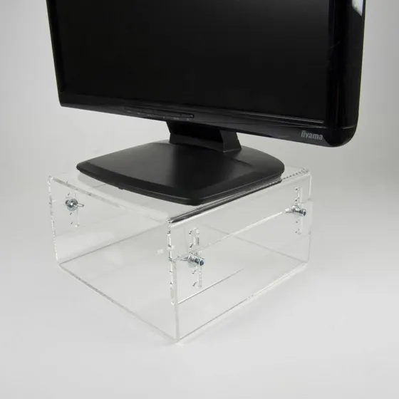 Neomounts NSMONITOR40 Gennemsigtig TV- og Skærmholder, Max 25 kg