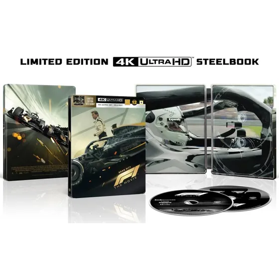 F1: The Movie (4K UHD + Blu-ray) – Limited Steelbook