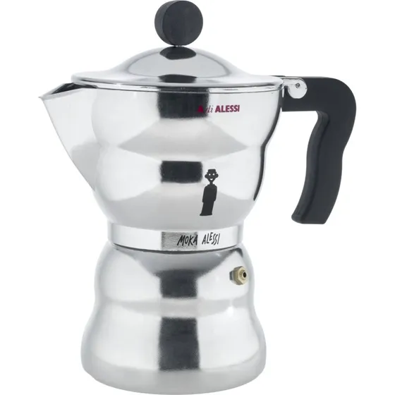 Alessi Moka Alessi 6 Kopper, Aluminium
