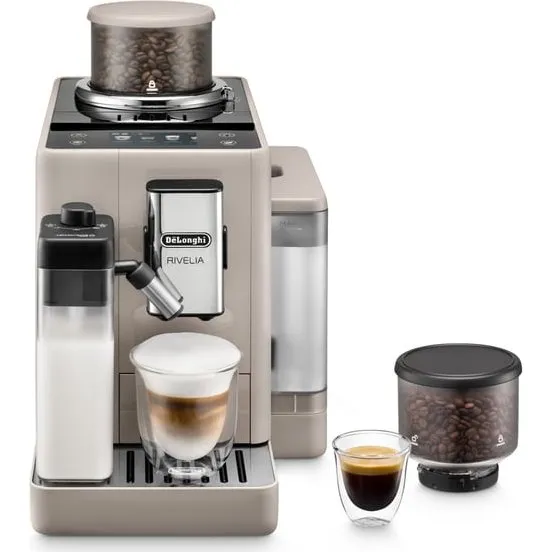 De'Longhi Rivelia EXAM440.55.BG Fuldautomatisk Espressomaskine, Beige, 1,4 L