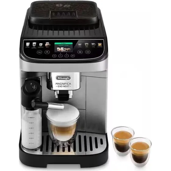 De'Longhi Magnifica Evo Next ECAM310.80.SB Fuldautomatisk Espressomaskine, Sølv