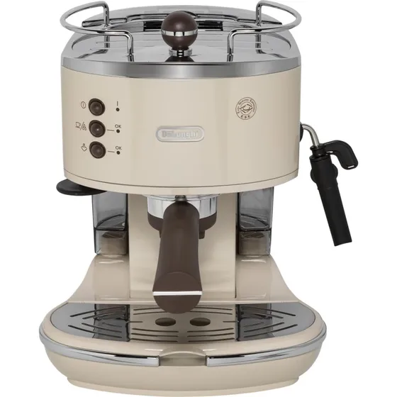 DeLonghi ECOV311.BG Icona Vintage Espressomaskine, 1,4 L, 1100W, Beige