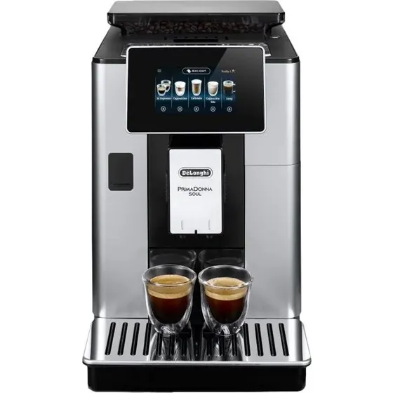 De'Longhi PrimaDonna Soul ECAM610.55.SB Espressomaskine, Sølv/Sort