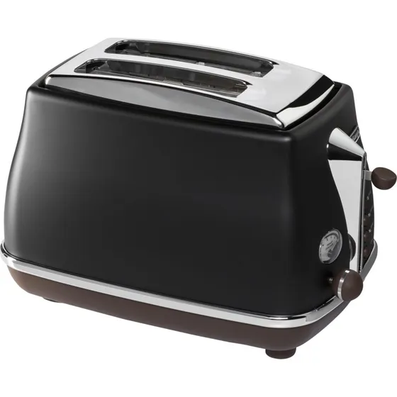 DeLonghi Icona Vintage CTOV 2103.BK 2-skivs brødrister, sort