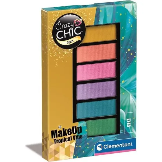 Crazy Chic Teen Øjenskygge Tropical Vibe, 6-farvet Palette