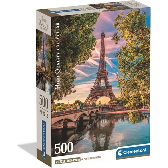 Clementoni Puslespil 500 Pcs Along The Seine