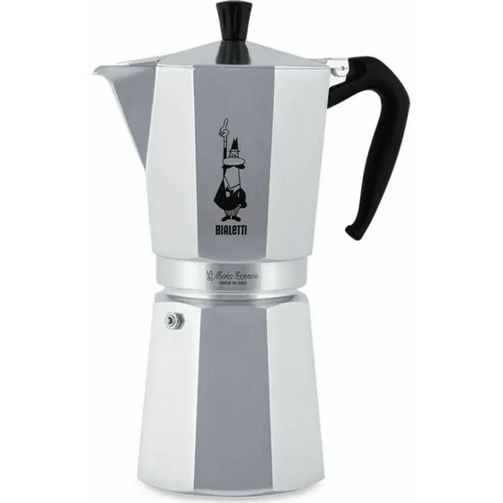 Bialetti Moka Express 18 kop Sølv