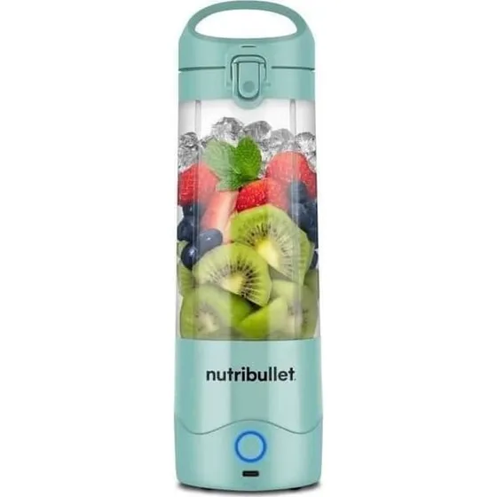 NutriBullet NBP003LBL Bærbar Blender - Lysblå, 475 ml, USB-C