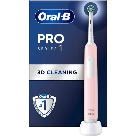 Oral-B Pro Series 1 Elektrisk Tandbørste Pink + Extra Refill