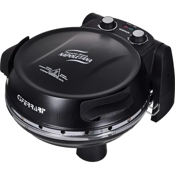 G3Ferrari G1003210 Plus Evo Elektrisk Pizzaovn, Sort, 31 cm, 2 sten
