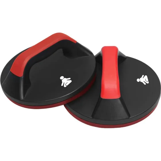 Fitpaddy Roterende Push-Up-Stænger, Sort, 2 stk.
