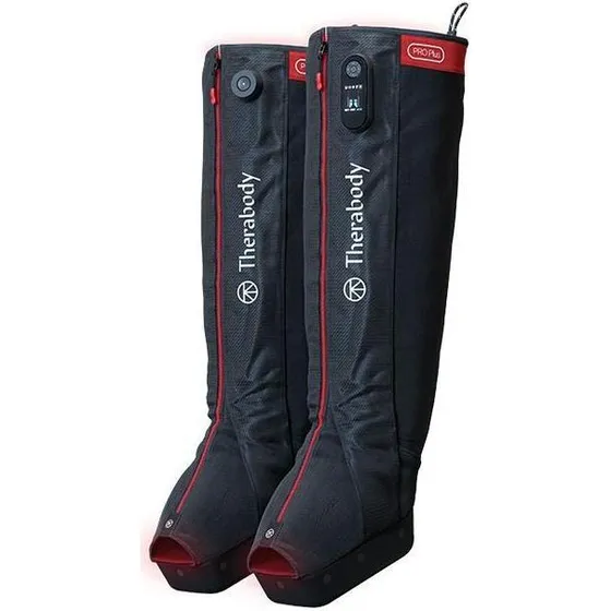 Therabody JetBoots Pro Plus S – Trådløse kompressionsstøvler med vibration og infrarød lyse